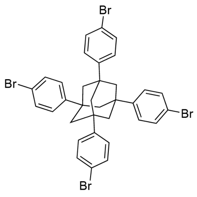 Tricyclo[3.3.1.13,7]decane, 1,3,5,7-tetrakis(4-bromophenyl)- Structural