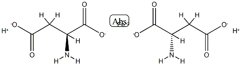 dihydrogen bis[L-aspartato(2-)-N,O1,O4]ferrate(2-)  Structural