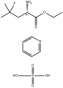 L-leucine, 4-fluoro-, ethyl ester-4×H2SO4×Py Structural