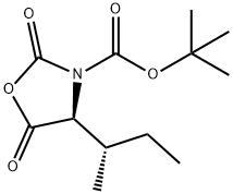 BOC-ILE-N-CARBOXYANHYDRIDE Structural