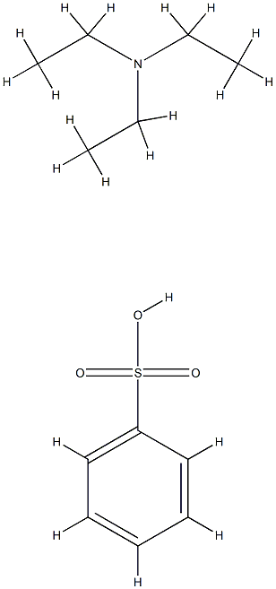 benzenesulphonic acid, compound with triethylamine (1:1)  Structural