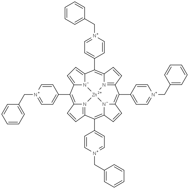 zinc tetrabenzylpyridoporphyrin Structural