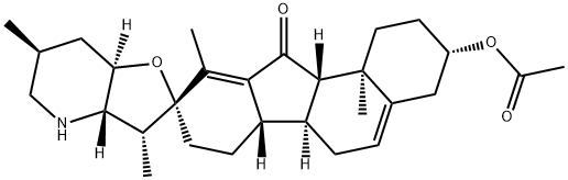 O-Acetyljervine Structural
