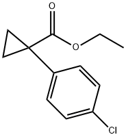 ethyl 1-(4-chlorophenyl)cyclopropanecarboxylate Structural