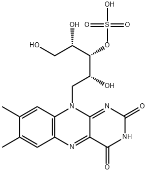 riboflavin 3'-sulfate Structural