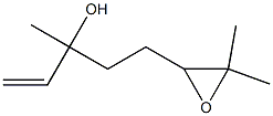 Oxiranepropanol,alpha-ethenyl-alpha,3,3-trimethyl-(9CI) Structural