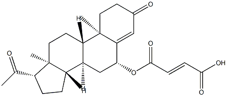 progesterone 6-hemimaleate Structural