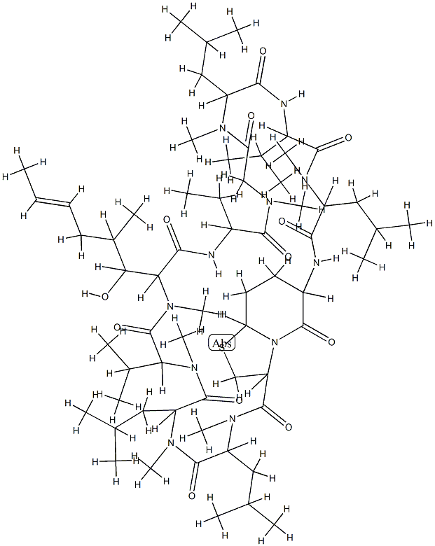 tricyclic cyclosporin A Structural