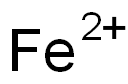 Iron, ion (Fe2+) Structural