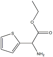 ethyl 2-amino-2-(thiophen-2-yl)acetate Structural