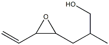 Oxiranepropanol,  3-ethenyl--bta--methyl-  (9CI) Structural