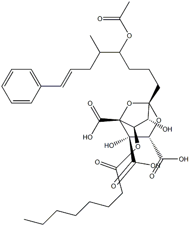 Zaragozic acid D Structural