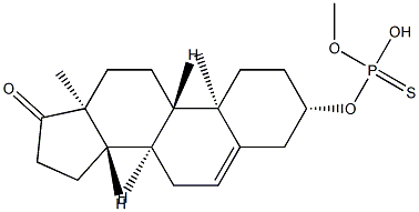 dehydroepiandrosterone-3-O-methylthiophosphonate Structural