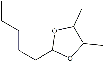 HEXANAL BUTANE-2,3-DIOL ACETAL Structural