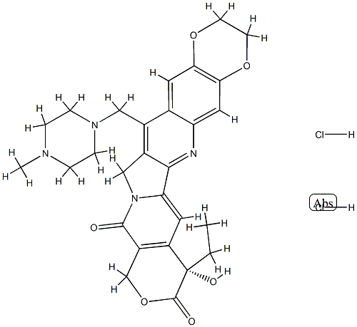 LURTOTECAN HYDROCHLORIDE Structural