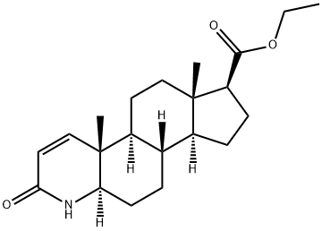 Ethyl 3-Oxo-4-aza-5α-androst-1-ene-17β-carboxylate Structural