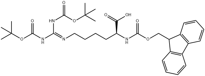 Fmoc-HomoArg(Boc)2-OH Structural