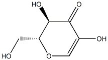 D-erythro-Hex-1-en-3-ulose, 1,5-anhydro- (9CI) Structural