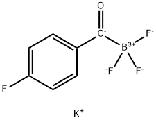 Potassium 4-fluorobenzoyltrifluoroborate Structural