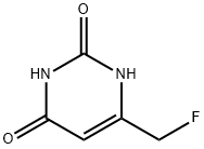 Uracil, 6-(fluoromethyl)- (6CI,8CI) Structural