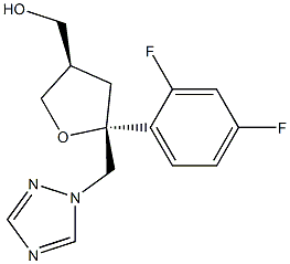 D-threo-Pentitol, 2,5-anhydro-1,3,4-trideoxy-2-C-(2,4-difluorophenyl)-4-(hydroxyMethyl)-1-(1H-1,2,4-triazol-1-yl)- Structural