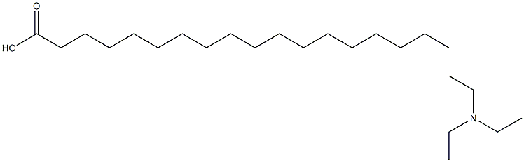stearic acid, compound with triethylamine (1:1) Structural