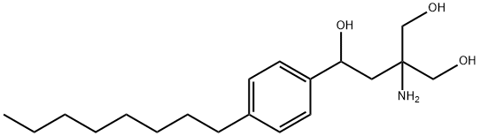 3-AMino-3-(hydroxyMethyl)-1-(4-octylphenyl)-1,4-butanediol Structural