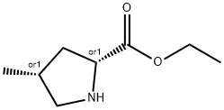 D-Proline, 4-methyl-, ethyl ester, (4R)-rel- (9CI) Structural