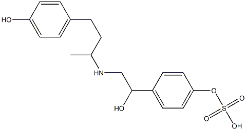 Ractopamine-10’-sulfate(MixtureofDiastereomers) Structural