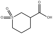 tetrahydro-2H-thiopyran-3-carboxylic acid 1,1-dioxide(SALTDATA: FREE) Structural