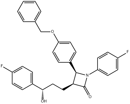 4a€-O-Benzyloxy (3S,4S)-Ezetimibe Structural