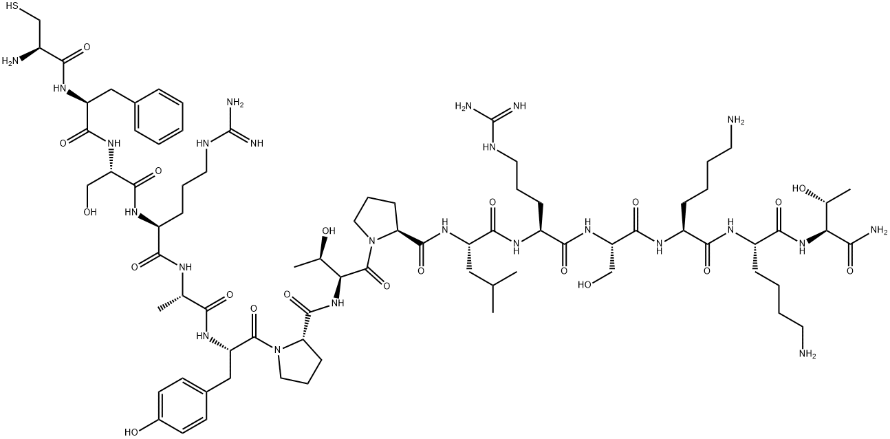 Glycoprotein Hormone α (32-46) amide Structural