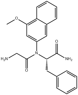 H-Gly-Phe-4MβNA Structural