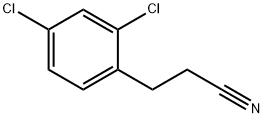 Benzenepropanenitrile, 2,4-dichloro- Structural