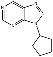 v-Triazolo[4,5-d]pyrimidine, (3H),3-cyclopentyl- Structural