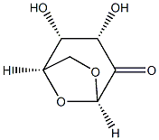 beta-D-lyxo-Hexopyranos-2-ulose, 1,6-anhydro- (9CI) Structural