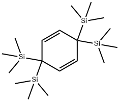 Silane,2,5-cyclohexadiene-1,4-diyltetrakis[trimethyl- Structural