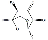 D-ribo-Hexopyranos-3-ulose, 1,6-anhydro-, beta- (8CI) Structural
