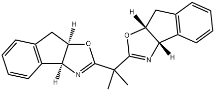 (3aS,3'aS,8aR,8'aR)-2,2'-(1-Methylethylidene)bis[3a,8a-dihydro-8H-Indeno[1,2-d]oxazole Structural