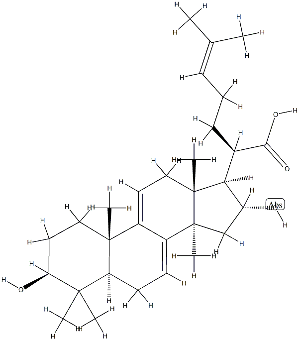 16α-Hydroxydehydrotrametenolic acid Structural