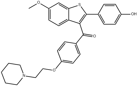 Raloxifene 6-MonoMethyl Ether Structural