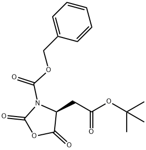 Z-L-Aspartic acid β-tert·butyl ester N-carboxyan Structural