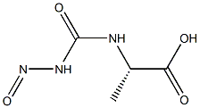 L-Alanine,N-[(nitrosoamino)carbonyl]-(9CI) Structural