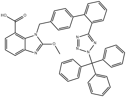N-Trityl Candesartan Methoxy Analogue Structural