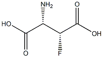 D-Aspartic acid, 3-fluoro-, threo- (9CI) Structural