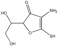 Hex-2-enonothioic  acid,  2-amino-2-deoxy-,  -gamma--lactone  (9CI) Structural