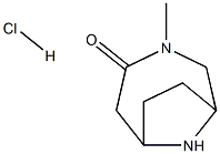 rac-(1S,6R)-3-methyl-3,9-diazabicyclo[4.2.1]nonan-4-one hydrochloride Structural