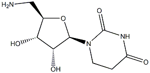 Uridine, 5'-amino-5'-deoxy-5,6-dihydro- Structural