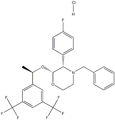 Aprepitant Impurity B Enantiomer Hydrochloride Structural