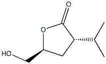 D-erythro-Pentonic acid, 2,3-dideoxy-2-(1-methylethyl)-, gamma-lactone (9CI) Structural